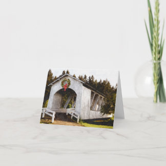 Weddle Covered Bridge Christmas Holiday Card