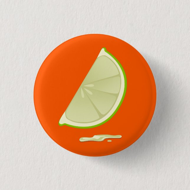 Wedge of Lime 3 Cm Round Badge (Front)