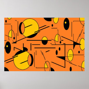 Wedge of the Atomic Monster - Ken Gauge MCM Art Poster