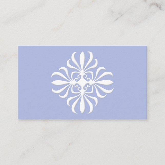 Wedgewood Blue 2 Wedding Reception Seating Cards (Front)