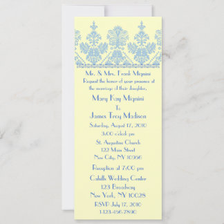 Wedgewood Formal Trim Motif Wedding Invitation