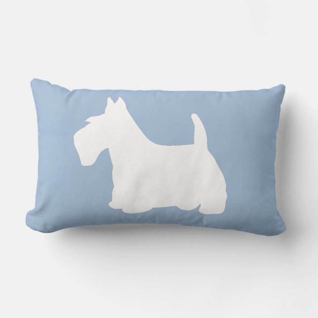 Wedgewoof Scottish Terrier Pillow (Front)