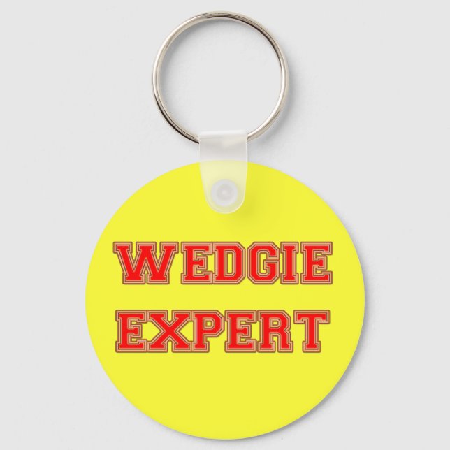 Wedgie Expert Key Ring (Front)