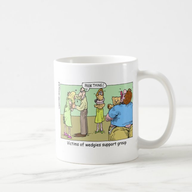 Wedgie Support Group Cartoon Gifts & Collectibles Coffee Mug (Right)