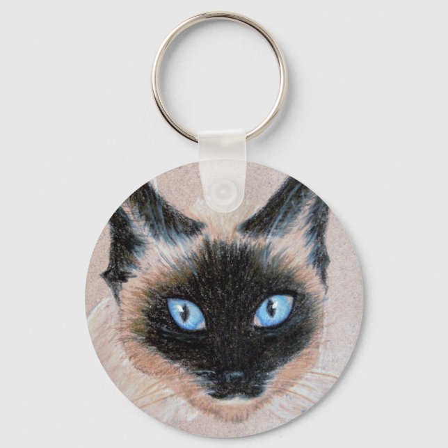 Wedgy Siamese Key Ring (Front)