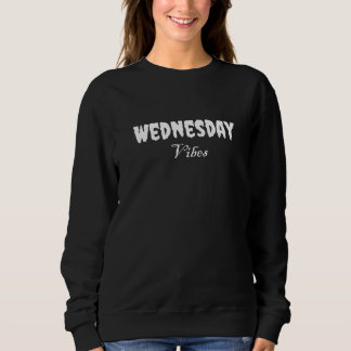 Wednesday Adams Vibes Spooky Ladies Sweatshirt