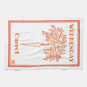 Wednesday Carrot - Kitchen Towel