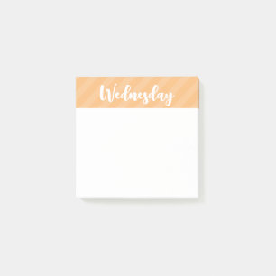 Wednesday - Days of the Week - Post It Notes