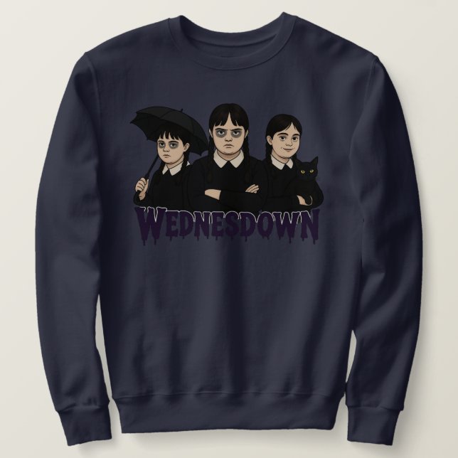 Wednesdown Wednesday Down Syndrome Sweatshirt (Design Front)