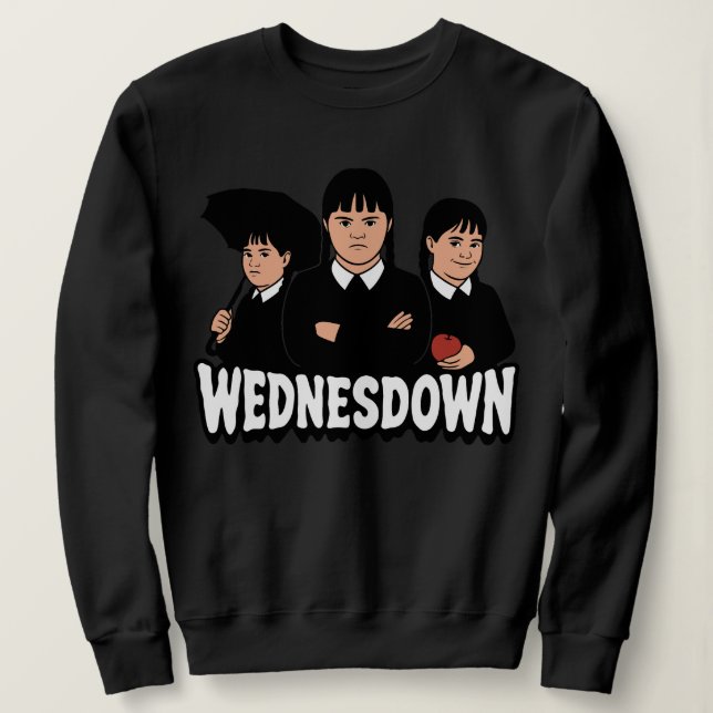 Wednesdown Wednesday Down Syndrome  Sweatshirt (Design Front)