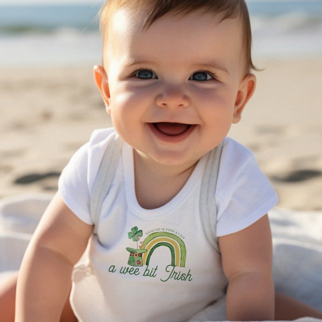Wee Bit Irish | 1st St. Patrick's Day Baby Bodysuit (Creator Uploaded)