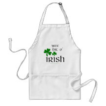 Wee Bit O' Irish Shamrock Apron