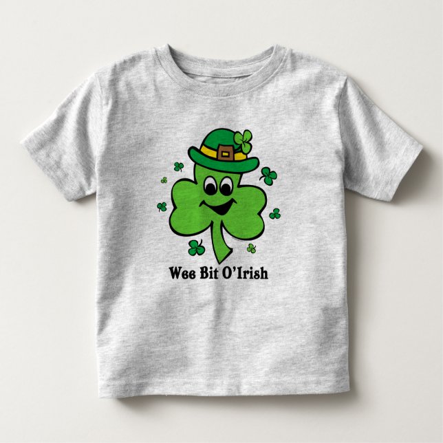 Wee Bit O' Irish Toddler T-Shirt (Front)