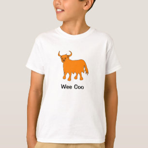"Wee Coo" Highland Cow t shirt design