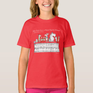 WEE FISH EWE A MARE EGRETS MOOSE Sandra Boynton T- T-Shirt