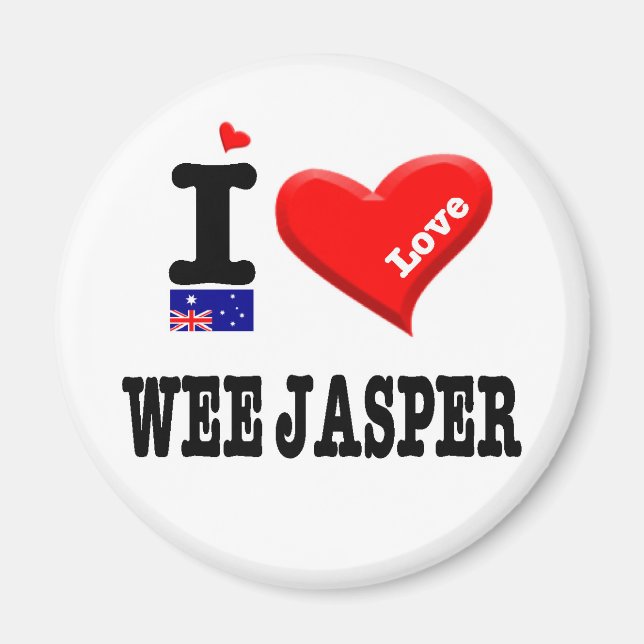 WEE JASPER - I Love Magnet (Front)