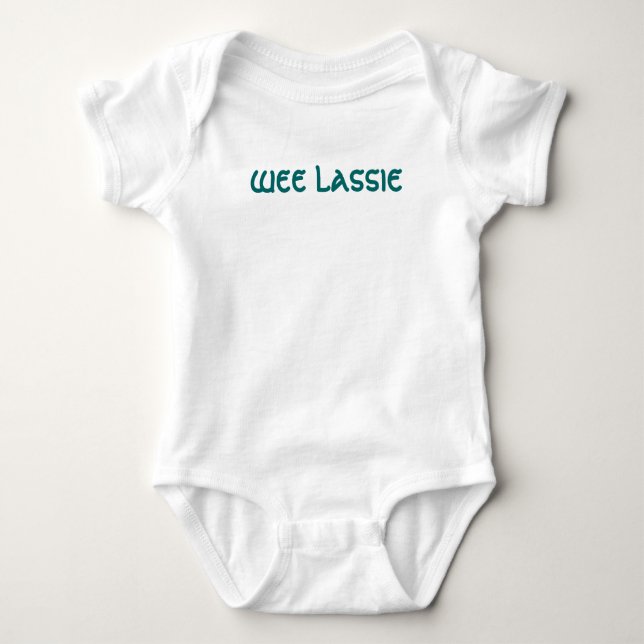wee lassie - onsie baby bodysuit (Front)