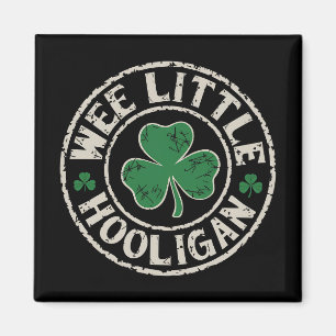 Wee Little Hooligan Shamrock St Patrick's Day Magnet