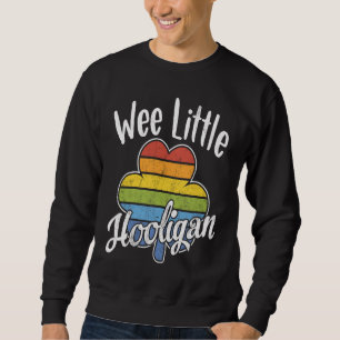 Wee Little Hooligan St Paddy's Striped C Patrick's Sweatshirt