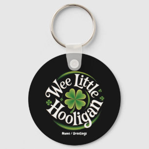 Wee Little Hooligan St. Patrick's Day Funny Irish Key Ring