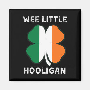Wee Little Hooligan St Patricks Day Outfit Toddler Magnet