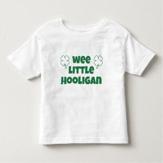 Wee Little Hooligan Toddler St Patrick's Day Green T-Shirt