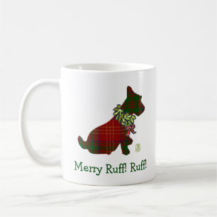 Wee Scottie Dog Merry Ruff! Ruff! 11oz Mug