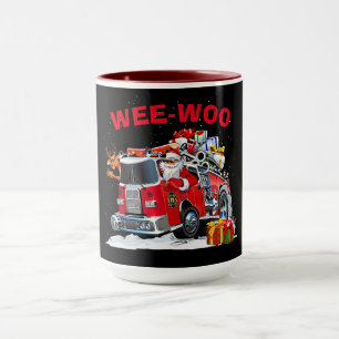 WEE-WOO Christmas Design with Santa Mug