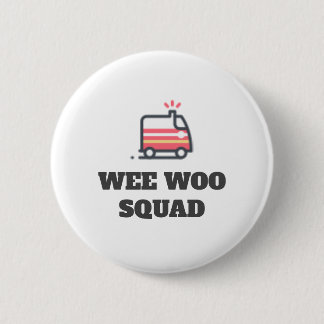 Wee Woo Squad, Ambulance 6 Cm Round Badge