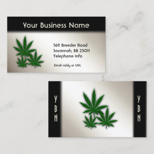 Weed Business Double Sided Antique Business Card