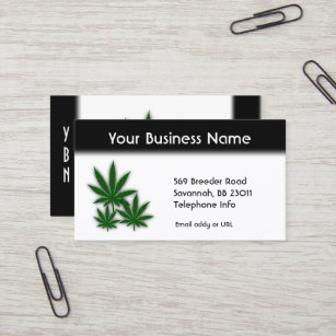 Weed Business Double Sided Business Card