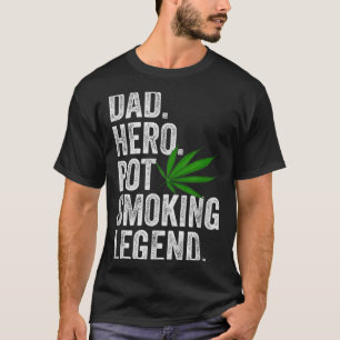 Weed Dad Shirt Funny Stoner Christmas T Smoker Hum