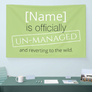 Weed Happens cute cynical dandelion Funny Vintage Banner