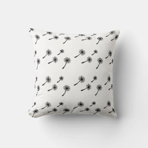 Weed Happens cute cynical dandelion Funny Vintage Cushion