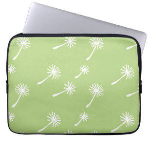 Weed Happens cute cynical dandelion Funny Vintage Laptop Sleeve