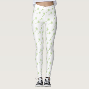 Weed Happens cute cynical dandelion Funny Vintage Leggings