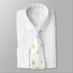 Weed Happens cute cynical dandelion Funny Vintage Tie
