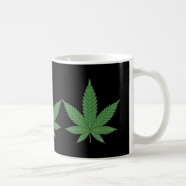 Weed Leaf Coffee Mug (Right)