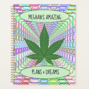 Weed Leaf Munchies Personalised Planner