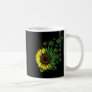 Weed Leaf Sunflower Women T Smoker  Coffee Mug