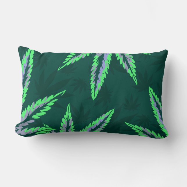 Weed Lumbar Pillow (Front)