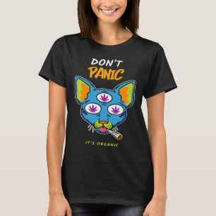 Weed Organic Cat T-Shirt
