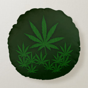 Weed Round Cushion