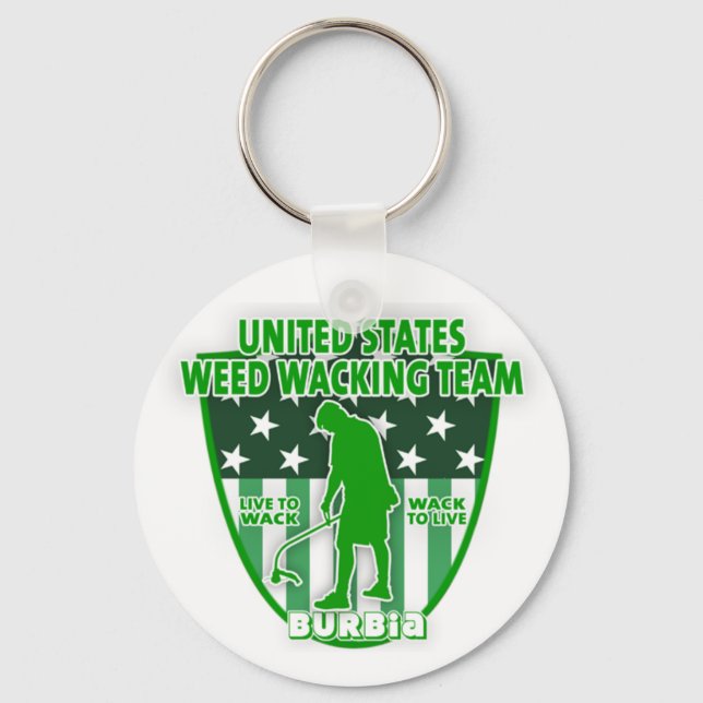Weed Wacking Team Keychain (Front)
