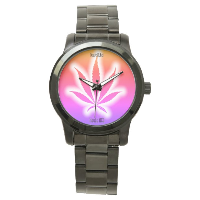 WEED WATCH BLACK BACKGROUND HAVIC ACD (Front)