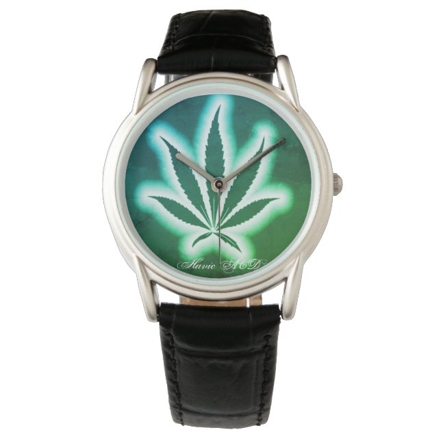 WEED WATCH BLACK BACKGROUND HAVIC ACD (Front)