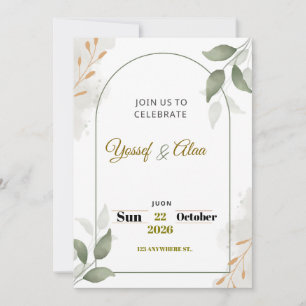 Weeding invitation 