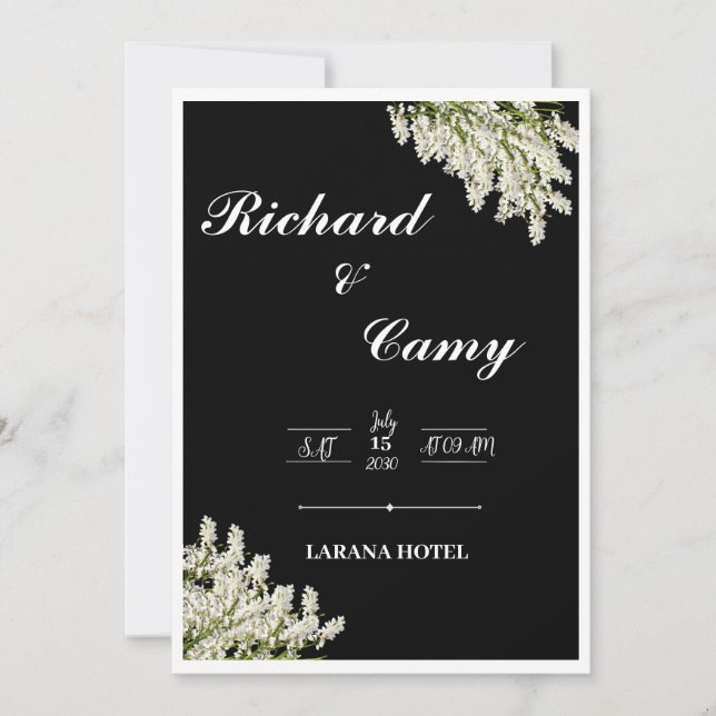 Weeding  invitation (Front)