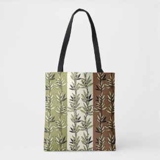 Weeds and Stripes Tote Bag