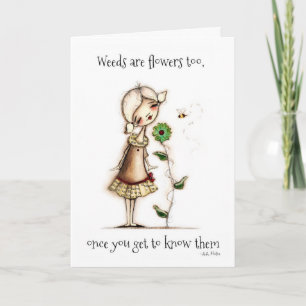 Weeds - Friendship Card